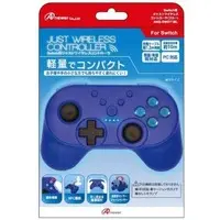 Nintendo Switch - Video Game Accessories - Game Controller (ジャスト ワイヤレスコントローラ ブルー)