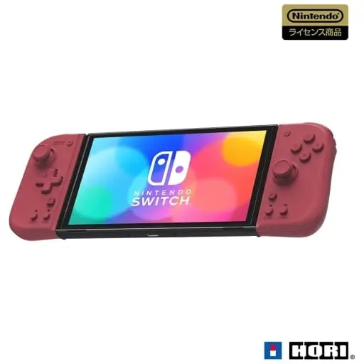 Nintendo Switch - Video Game Accessories (グリップコントローラー FIT アプリコットレッド)
