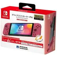 Nintendo Switch - Video Game Accessories (グリップコントローラー FIT アプリコットレッド)