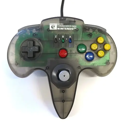 NINTENDO64 - Game Controller - Video Game Accessories (ホリコマンダーN64(クリアグレー))