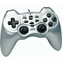 PlayStation 3 - Game Controller - Video Game Accessories (ホリパッド3ターボ(HORI製 シルバー))