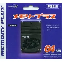 PlayStation 2 - Video Game Accessories (メモリープラス 64M(ブラック))