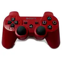 PlayStation 3 - Video Game Accessories - Game Controller (ワイヤレスコントローラDUALSHOCK3 (ガーネット・レッド))