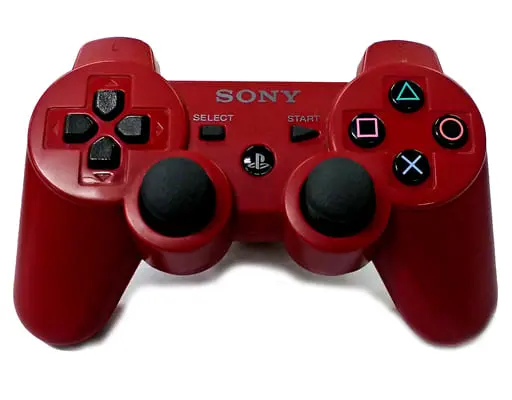 PlayStation 3 - Video Game Accessories - Game Controller (ワイヤレスコントローラDUALSHOCK3 (ガーネット・レッド))