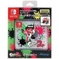 Nintendo Switch - Card Pocket 24 - Case - Video Game Accessories - Splatoon