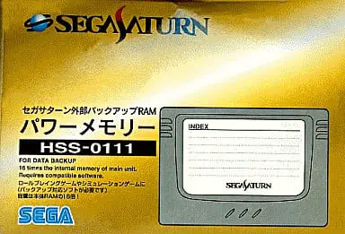 SEGA SATURN - Video Game Accessories (パワーメモリー セガサターン外部バックアップRAM[HSS-0111])