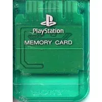 PlayStation - Memory Card - Video Game Accessories (メモリーカード(エメラルド)[SCPH-1020GI])