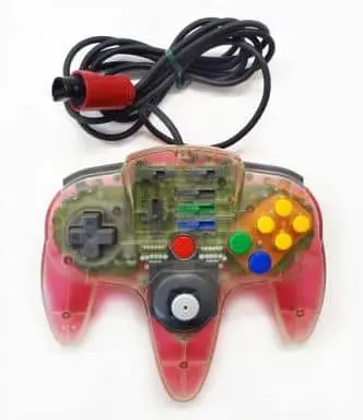 NINTENDO64 - Game Controller - Video Game Accessories (アスキーパッド64(シロピン))