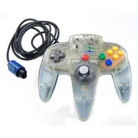 NINTENDO64 - Game Controller - Video Game Accessories (アスキーパッド64(シロブル))