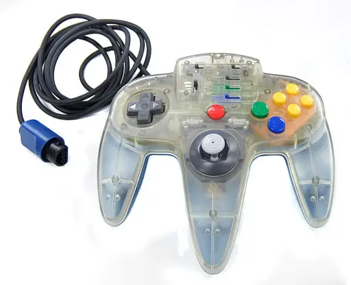 NINTENDO64 - Game Controller - Video Game Accessories (アスキーパッド64(シロブル))