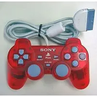 PlayStation - Game Controller - Video Game Accessories (アナログコントローラ(クリムゾン・レッド))