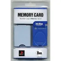 PlayStation 2 - Memory Card - Video Game Accessories (PlayStation2専用 MEMORY CARD アイリスブルー)