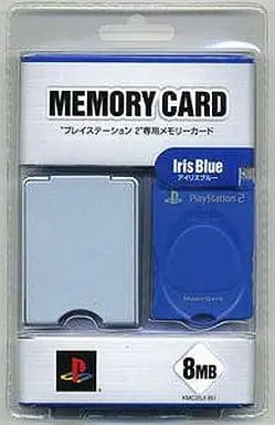 PlayStation 2 - Memory Card - Video Game Accessories (PlayStation2専用 MEMORY CARD アイリスブルー)