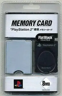 PlayStation 2 - Memory Card - Video Game Accessories (PlayStation2専用 MEMORY CARD フラットブラック)