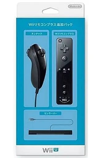 Wii - Game Controller - Video Game Accessories (Wiiリモコンプラス 追加パック(kuro))