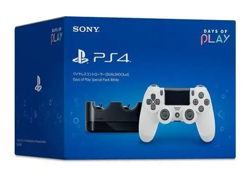 PlayStation 4 - Video Game Accessories - Game Controller (ワイヤレスコントローラDUALSHOCK4  Days of Play Special Pack ホワイト)