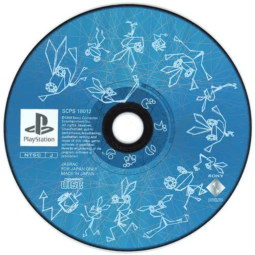 PlayStation - Vib-Ribbon - No Box No Manual