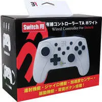 Nintendo Switch - Game Controller - Video Game Accessories (Switch用 有線コントローラTA ホワイト)