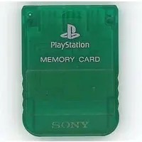 PlayStation - Memory Card - Video Game Accessories (メモリーカード(シースルーグリーン))