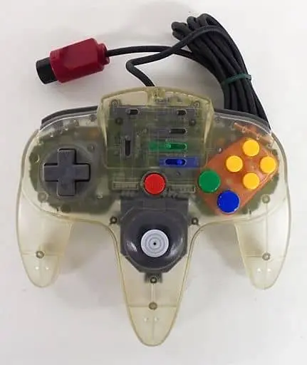 NINTENDO64 - Game Controller - Video Game Accessories (アスキーパッド64(シロスケ))