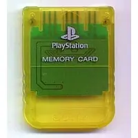 PlayStation - Memory Card - Video Game Accessories (メモリーカード(シースルーイエロー))