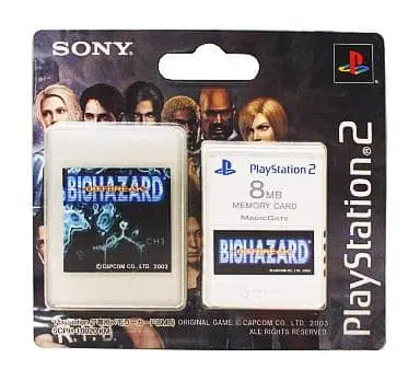 PlayStation 2 - Memory Card - Video Game Accessories - BIOHAZARD (Resident Evil)