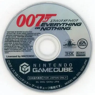 NINTENDO GAMECUBE - Project 007