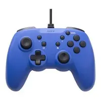 Nintendo Switch - Game Controller - Video Game Accessories (ジャイロコントローラー ライト 有線タイプ ブルー)