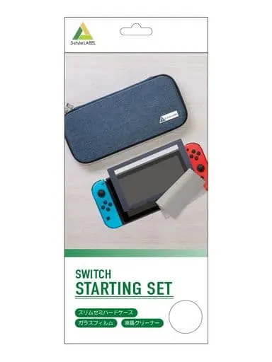 Nintendo Switch - Monitor Filter - Case - Video Game Accessories (スターティングセット ファブリックネイビー)