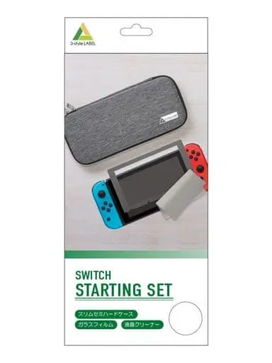 Nintendo Switch - Monitor Filter - Case - Video Game Accessories (スターティングセット ファブリックグレー)