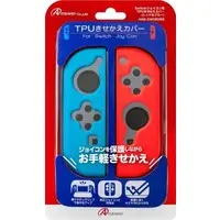 Nintendo Switch - Cover - Video Game Accessories (ジョイコン用 TPUきせかえカバー レッド＆ブルー)