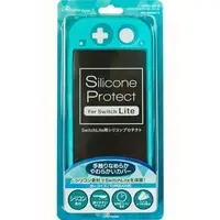 Nintendo Switch - Cover - Video Game Accessories (シリコンプロテクト ターコイズ (Switch Lite用))