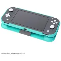 Nintendo Switch - Cover - Video Game Accessories (フラップカバー ターコイズ (Switch Lite用))