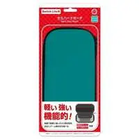 Nintendo Switch - Pouch - Video Game Accessories (セミハードポーチ ターコイズ (Switch Lite用))