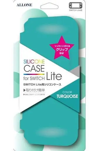 Nintendo Switch - Case - Video Game Accessories (シリコンケース ターコイズ (Swich Lite用))