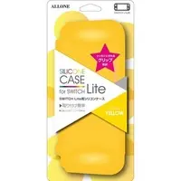 Nintendo Switch - Case - Video Game Accessories (シリコンケース イエロー (Swich Lite用))