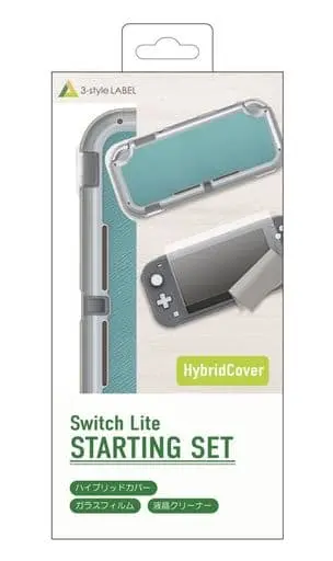 Nintendo Switch - Monitor Filter - Case - Video Game Accessories (スターティングセット・ハイブリットカバー ターコイズブルー (Switch Lite用))