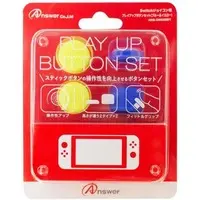 Nintendo Switch - Video Game Accessories (ジョイコン用 プレイアップ ボタンセット ブルー＆イエロー)