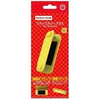 Nintendo Switch - Cover - Video Game Accessories (フラップカバープラス イエロー (Switch Lite用))