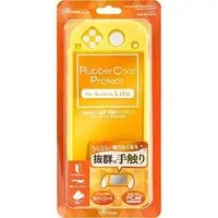 Nintendo Switch - Video Game Accessories (手触りバツグン ラバーコートプロテクト イエロー (Switch Lite用))