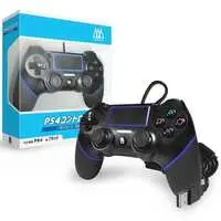 PlayStation 4 - Game Controller - Video Game Accessories (有線コントローラ 2m ブラック)