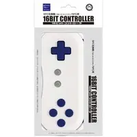 SUPER Famicom - Game Controller - Video Game Accessories (16ビットコントローラ ホワイトブルー (SFC用互換機/SFC用))