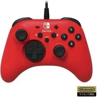 Nintendo Switch - Game Controller - Video Game Accessories (ホリパッド レッド)