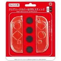 Nintendo Switch - Video Game Accessories (クリアカバー ＆ FPSスティック)