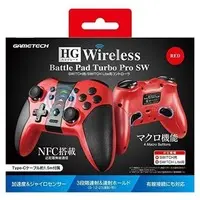 Nintendo Switch - Game Controller - Video Game Accessories (HGワイヤレスバトルパッドPro SW レッド)