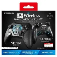 Nintendo Switch - Game Controller - Video Game Accessories (HGワイヤレスバトルパッドPro SW ブラック)