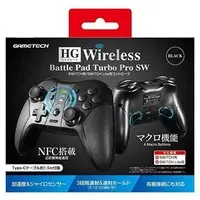 Nintendo Switch - Video Game Accessories - Game Controller (HGワイヤレスバトルパッドPro SW ブラック)