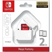 Nintendo Switch - Case - Video Game Accessories (CARD POD for Nintendo Switch(ホワイト)[CPS-001-6])