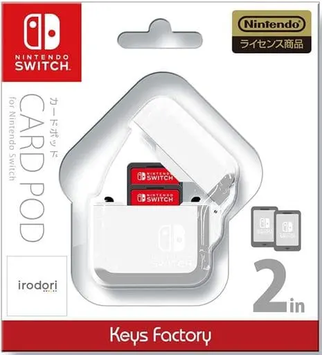 Nintendo Switch - Case - Video Game Accessories (CARD POD for Nintendo Switch(ホワイト)[CPS-001-6])