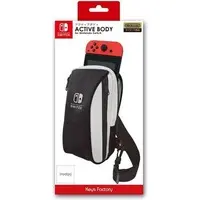 Nintendo Switch - Video Game Accessories - Bag (ACTIVE BODY for Nintendo Switch(ブラック)[NAB-001-5])